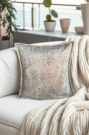 İthal Kadife Dekoratif Kırlent Kılıfı 45x45 cm – Yumuşak Dokulu Kare Yastık ve Ev Aksesuarı