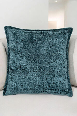 İthal Kadife Dekoratif Kırlent Kılıfı 45x45 cm – Yumuşak Dokulu Kare Yastık ve Ev Aksesuarı