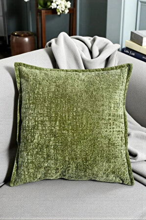 İthal Kadife Dekoratif Kırlent Kılıfı 45x45 cm – Yumuşak Dokulu Kare Yastık ve Ev Aksesuarı