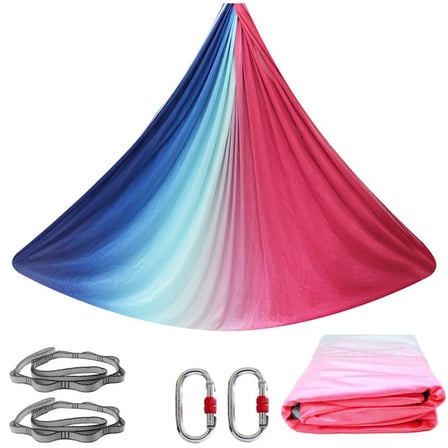 Özel Üretim YFC-500 Red Yoga Fly Set Çok Renkli (Kırmızı) Antrenman Hobi