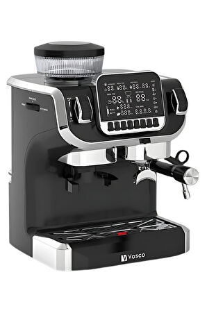 vosco ST-520EC Pro Kahve Makinesi Siyah