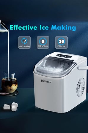 VHZB-12HB Eko Set Üstü 12 kg Buz Makinesi Beyaz