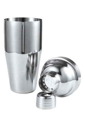 Vosco Shaker Çelik Metalik 750 ml