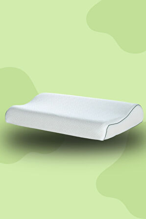 Visco Ortopedik, Boyun Destekli Yastık 60x40x10 Brn14