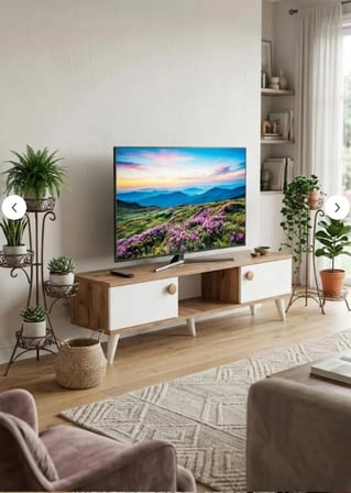 ERÇA MOBİLYA NAZ TV ÜNİTESİ ATLANTİK ÇAM RENGİ AYTAŞI 140cm