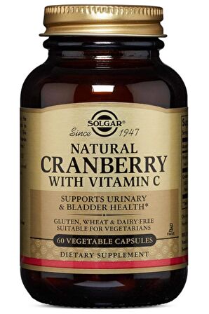 Cranberry With Vitamin C 60 Kapsül