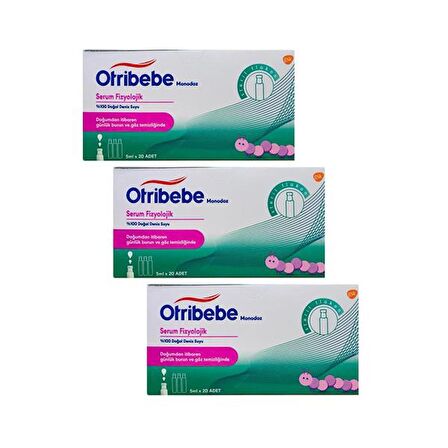 Otribebe Monodoz Deniz Suyu 20 Flakon(3 KUTU)SKT:08/2027