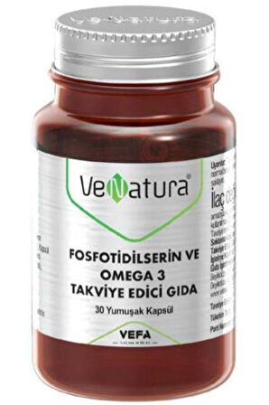 Venatura Fosfotidilserin ve Omega-3 30 Yumuşak Kapsül