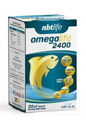 NBT Life Omegalife 2400 60 Kapsül