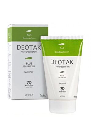 Çay Ağacı Yağı İçeren Deotak Deodorant Cream Plus 35ml