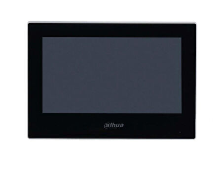 Dahua VTH2621G-WP 7" TFT LCD Dokunmatik Ekran Wifi Çok Yönlü Mikrofon Villa Tipi İntercom İç Ünite Siyah Kasa