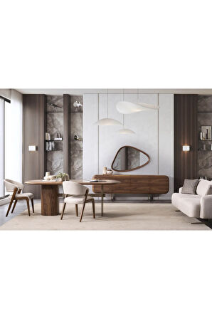 Vitton Ahşap Yemek Odası Sandalyesi