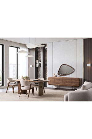 Vitton Ahşap Yemek Odası Sandalyesi