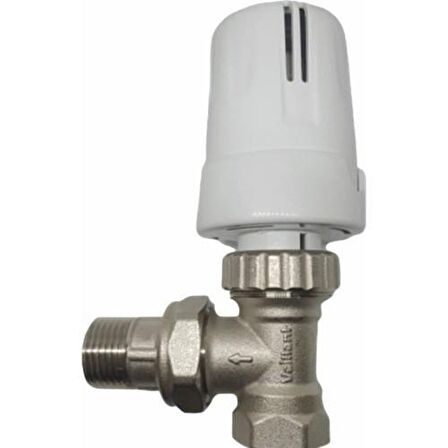 Vaillant 1/2" Köşe Termostatik Radyatör Vanası