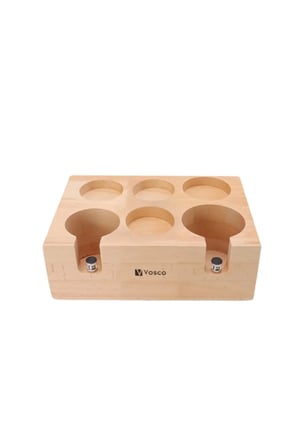 Macaron 3'lü Mod-6 Ahşap Tamper Set