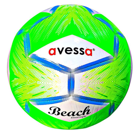 Özel Seri Keyif Macera Gençlik BEACH-20 Su Geçirmez Plaj Futbol Yeşil Mavi 5 No