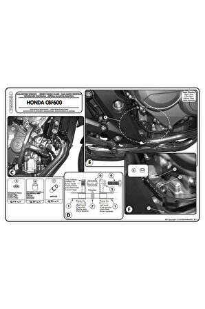 Kn456 Honda Cbf 600s - 600n (08-12) Koruma Demiri