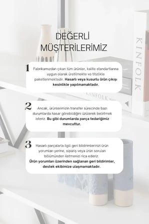Çevir Kur Beyaz Bohem Kitaplık | Çok Amaçlı, 5 Raflı, Dekoratif Dolap 199x69x27 Cm