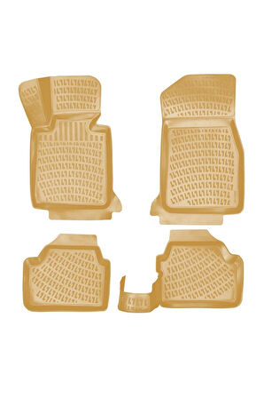 Bmw 1 Serisi E87 2007 Araca Özel Tasarım 3D Havuzlu Bej Paspas