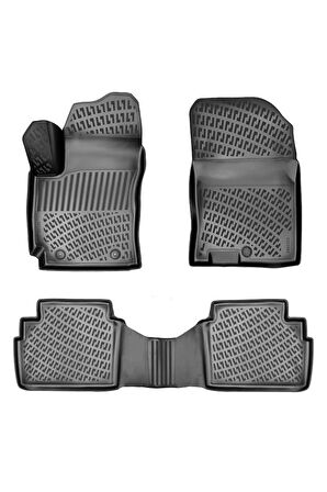 Hyundai Kona Hibrit 2024 Araca Özel Tasarım 3D Havuzlu Paspas