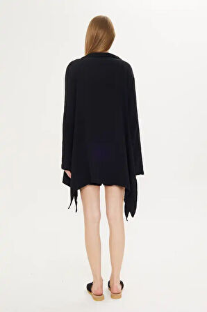 Asimetrik Müslin Ceket