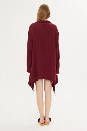 Asimetrik Müslin Ceket