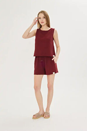 Sıfır Kol Müslin Bluz