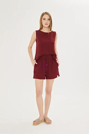 Sıfır Kol Müslin Bluz