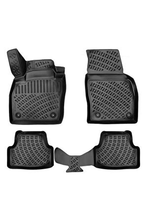 Volkswagen Taigo 2023 Araca Özel Tasarım 3D Havuzlu Paspas