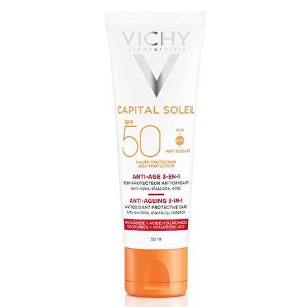 Capital Soleil SPF 50 Anti Aging 3-in-1 Güneş Kremi 50 ml