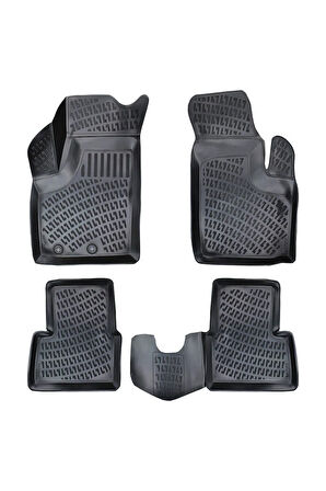 Fiat Doblo 2007 Araca Özel Tasarım 3D Havuzlu Paspas