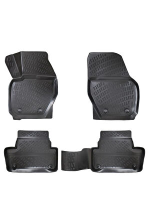 Volvo XC-60 2015 Araca Özel Tasarım 3D Havuzlu Paspas