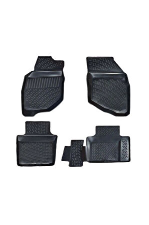 Honda City 2002 Araca Özel Tasarım 3D Havuzlu Paspas