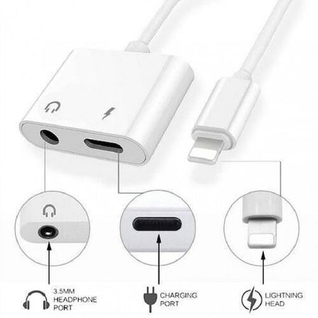 Cihaz Aparatı Hızlı Çözüm Çoklayıcı Kulaklık Dönüştürücü Girişli 3.5MM MH-030 Beyaz