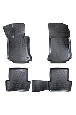 Mercedes C Serisi W204 2007 Araca Özel Tasarım 3D Havuzlu Paspas