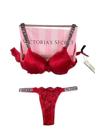 Victoria"s Secret Push Up Set Alt Üst Dolgulu Sütyen Ve Külot Takım 2"liset