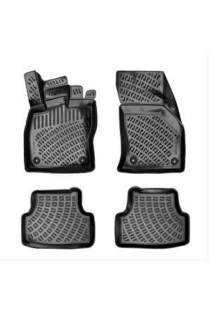 Audi A3 2019 Araca Özel Tasarım 3D Havuzlu Paspas