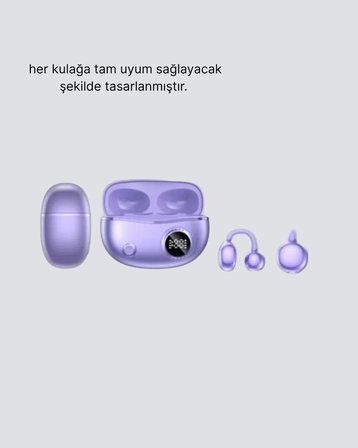 Kulak Arkası Klipsli Bluetooth Kulaklık YXG10 Silikon Malzemeli Ergonomik