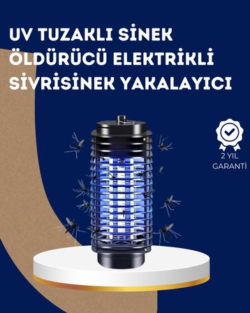 Elektrikli Uv İ̇Şıklı Sivrisinek Ve Böcek Öldürücü – Sessiz Ve Güvenli Tuz