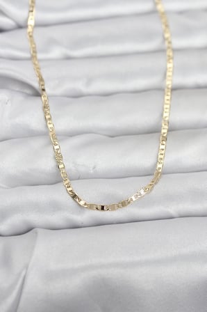 CM 14K Gold Renk Zincir Model 60 cm Kadın Kolye 5886