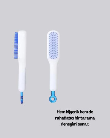 Otomatik Temizlemeli Saç Fırçası – Ergonomik Tasarım Masaj Etkili Elektriklen