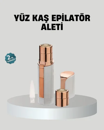 Kadınlar İçin Yüz ve Kaş Epilatörü – Hassas Cilt Dostu Pil ile Çalışan T
