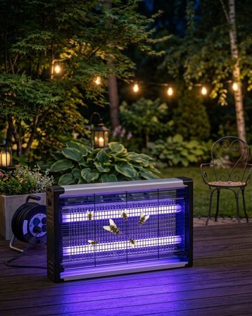Elektrikli Sinek Öldürücü Lamba Sessiz Çalışan Uv İ̇Şıklı Haşere Kovucu 6W