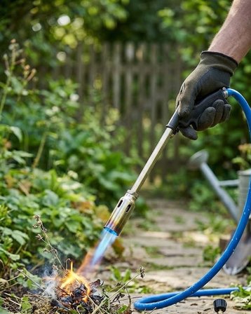 Profesyonel Gazlı Pürmüz Alev Tabancası Hortumlu LPG Yakıcı Ateş Başlatma ve