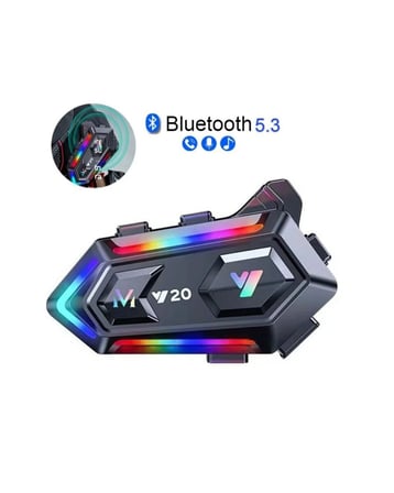 BT5.3 Motosiklet Kask İletişim Sistemi Çift Telefon Destekli