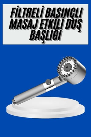 Yeni Nesil Duş Başlığı Paslanmaz Çelik Masaj Etkili Ergonomik Tasarım Su Bas?