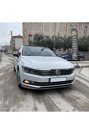 Vw Passat B8 Uyumlu Batman Yarasa Ayna Kapağı Piano Black 2015-2019