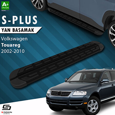 S-Dizayn VW Touareg S-Plus Siyah Yan Basamak 193 Cm 2002-2010 A+ Kalite