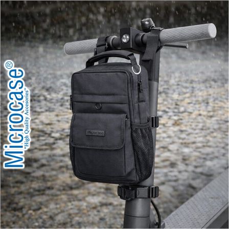 Microcase Scooter Bisiklet Motosiklet Çantası 20x30 cm AL5536 - SİYAH