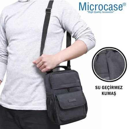Microcase Scooter Bisiklet Motosiklet Çantası 20x30 cm AL5536 - SİYAH